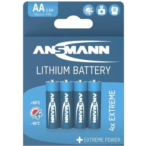 Ansmann Extreme AA batterij (penlite) Lithium 2850 mAh 1.5 V 4 stuk(s)