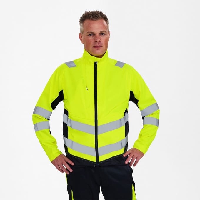 Engel Safety Light werkjack 1545-319 - Hi-vis Yellow / Black - S