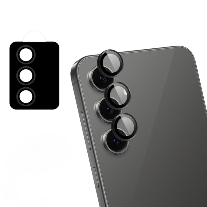 imoshion Camera Lens Protector - Geschikt voor Samsung Galaxy S25 FE - 2 Pack - Zwart