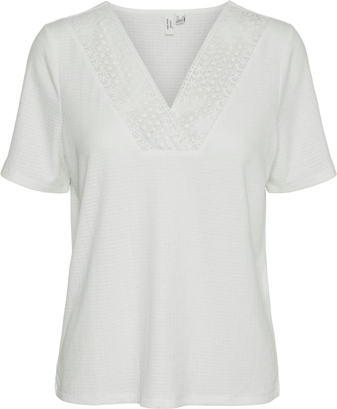 VERO MODA - VMKERSEY S/S T-SHIRT JRS BTQ - Dames - T-shirts