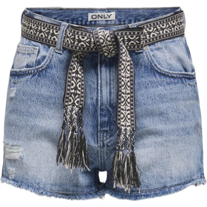 ONLY - ONLROBYN EX HW ST VINTAGE DNM SHORTS - Dames - Bermuda shorts