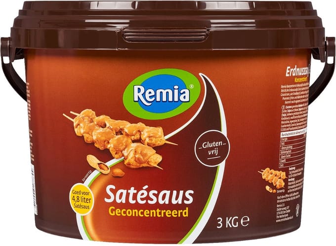 Remia Satésaus geconcentreerd - Emmer 3 kilo
