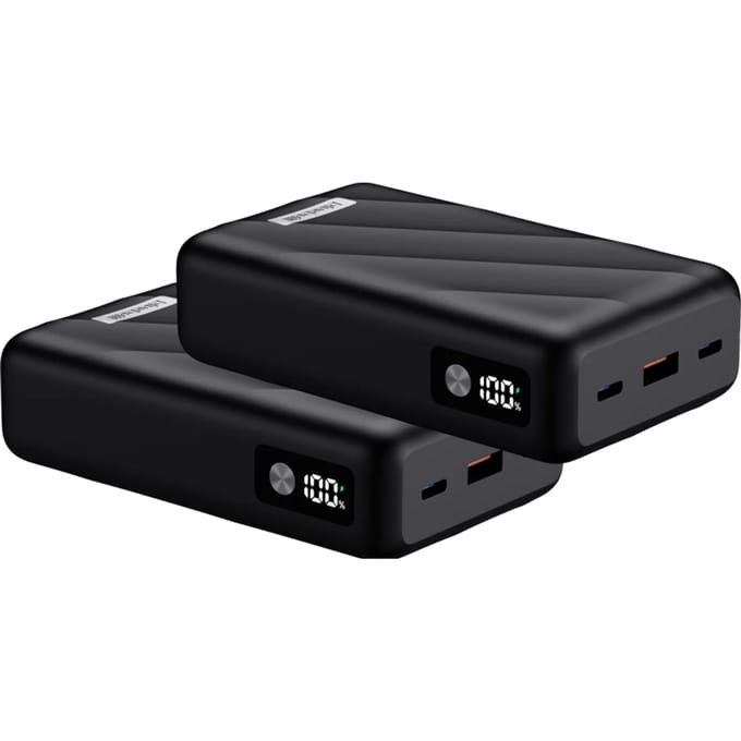 BlueBuilt Power Bank 20.000 mAh met Snelladen 45 Watt Duo Pack