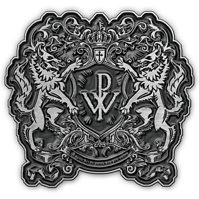Powerwolf Crest Unisex Speld - zilverkleurig - Standard