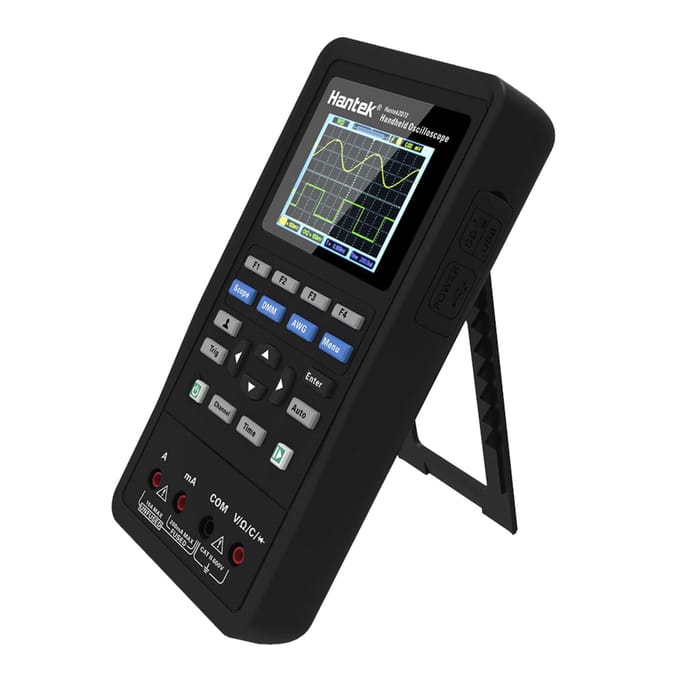 Hantek 2-in-1 draagbare digitale oscilloscoop + multimeter Tweekanaals 2 kanalen USB-scopemeter US Plug