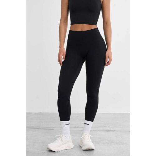 FAMME Signature Scrunch Leggings Black M