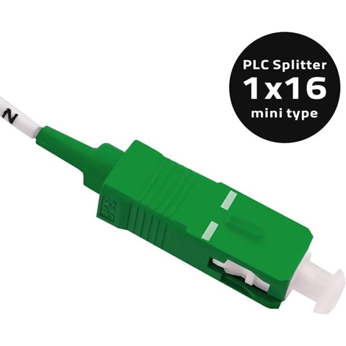 Qoltec Splitter 1x16 |   SC/APC-SC/APC |   G.657A |   Singlemode |   0,9 mm