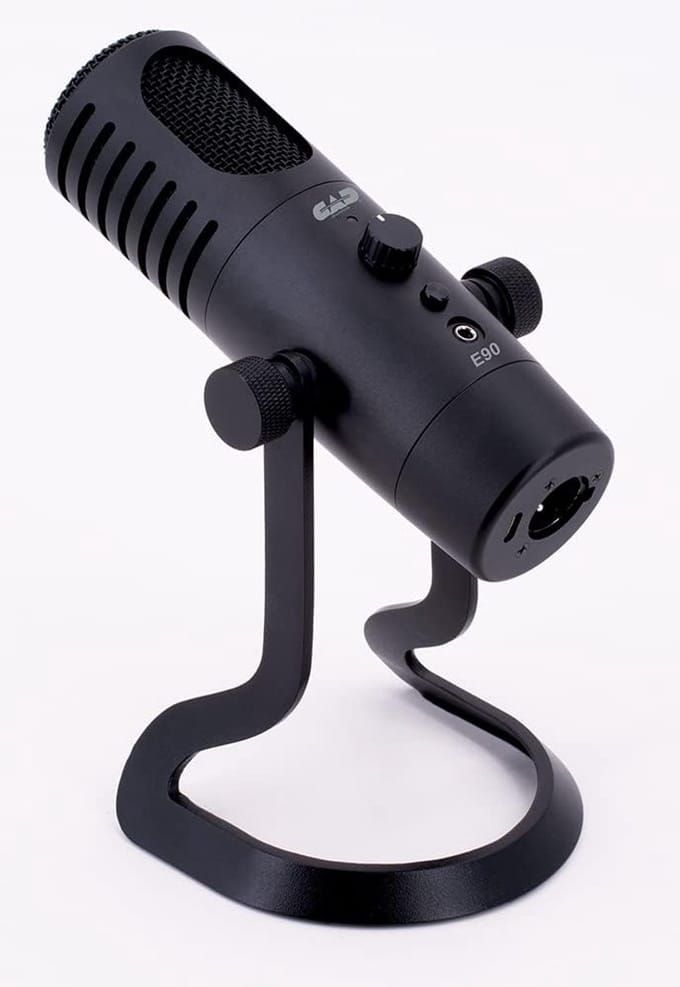 Dynamische Microfoon - Opname Microfoon - Podcasts Opnemen - XLR en USB Connectiviteit - 11 x 9.1 x 25.4 cm