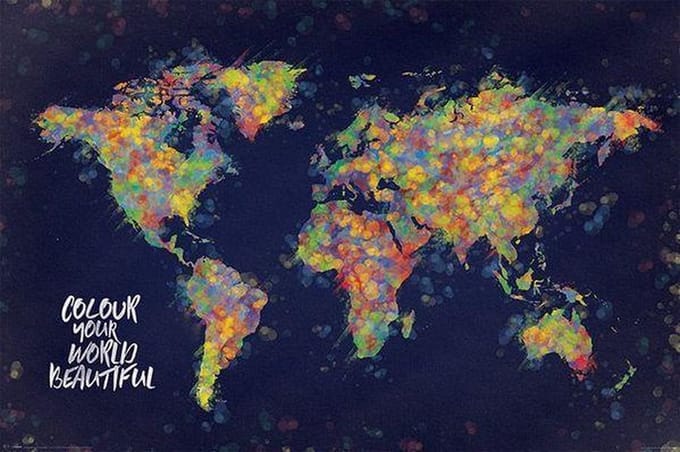 Colour Your World Beautiful - Maxi Poster