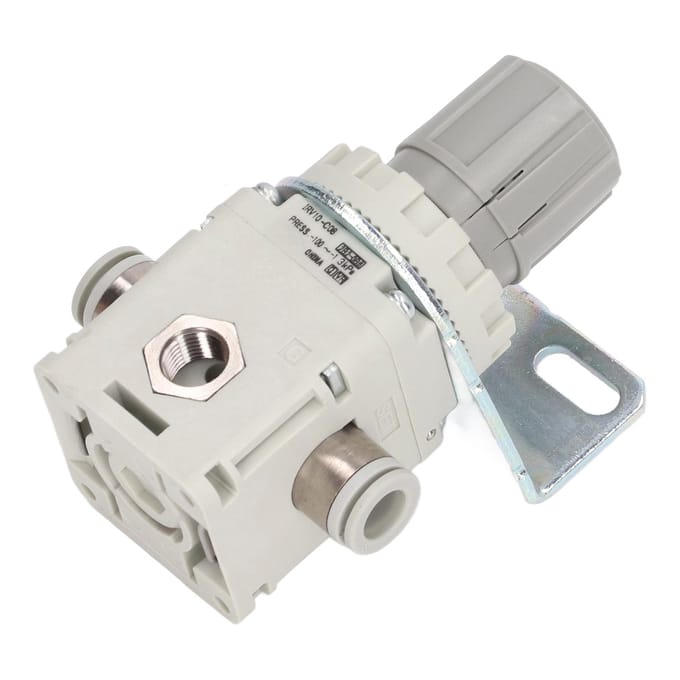 Vacuümdrukventiel SMC Type Pneumatische Vacuümdrukregelaar met Beugel voor 8mm Buitendiameter Leidingen