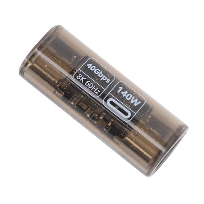 Adaptateur USB C 140W PD3.1 Charge Rapide USB4.0 Type C Femelle vers Femelle Convertisseur avec Numérique