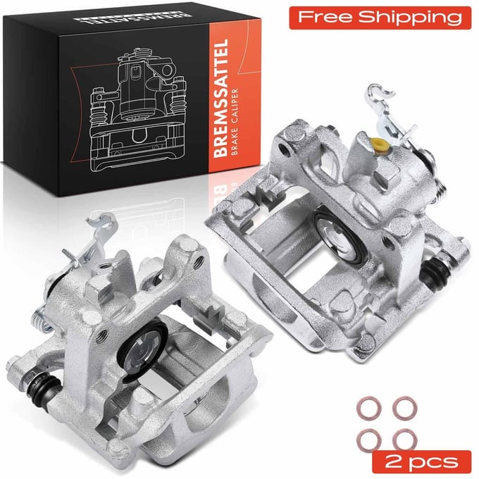 Frankberg 2x Remklauw Achteras voor Seat Leon SC ST Skoda