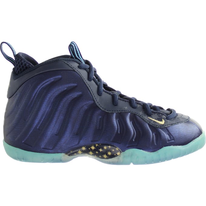 Nike Little Posite One Blauw Kinderschoenen