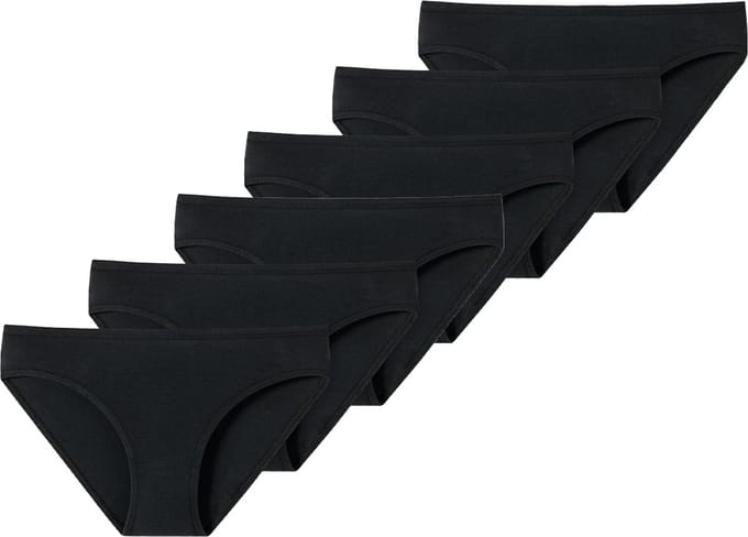 Schiesser Meisjes slip 6 pack Teens Girls 95/5 Cotton