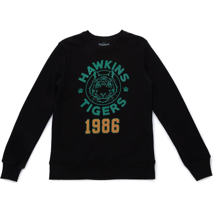 Stranger Things Hawkins Tigers 1986 Sweater - Zwart - S