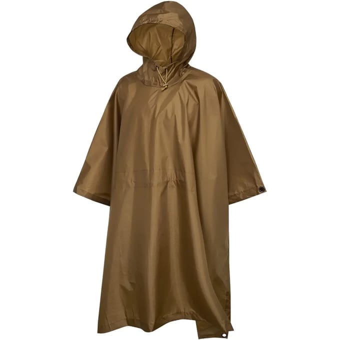 Brandit - Ripstop camel Regenponcho - One size - Bruin