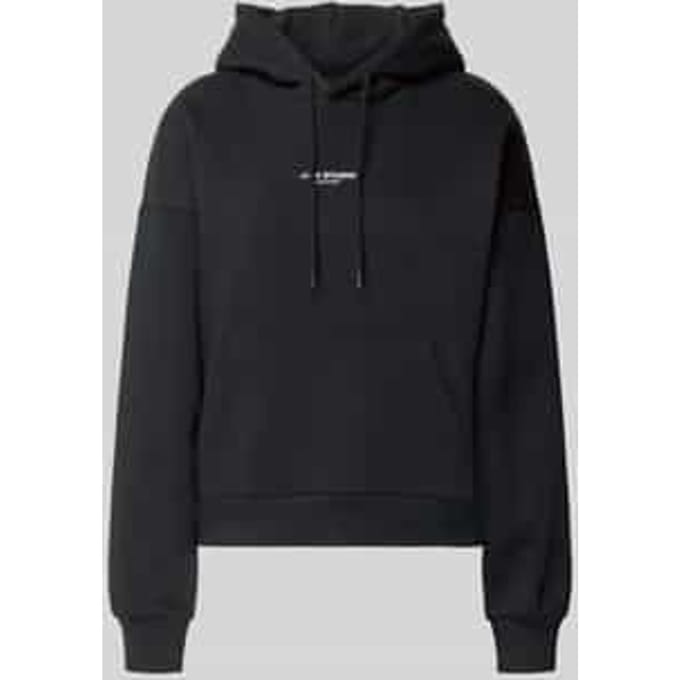 Hoodie met logo en kangoeroezak
