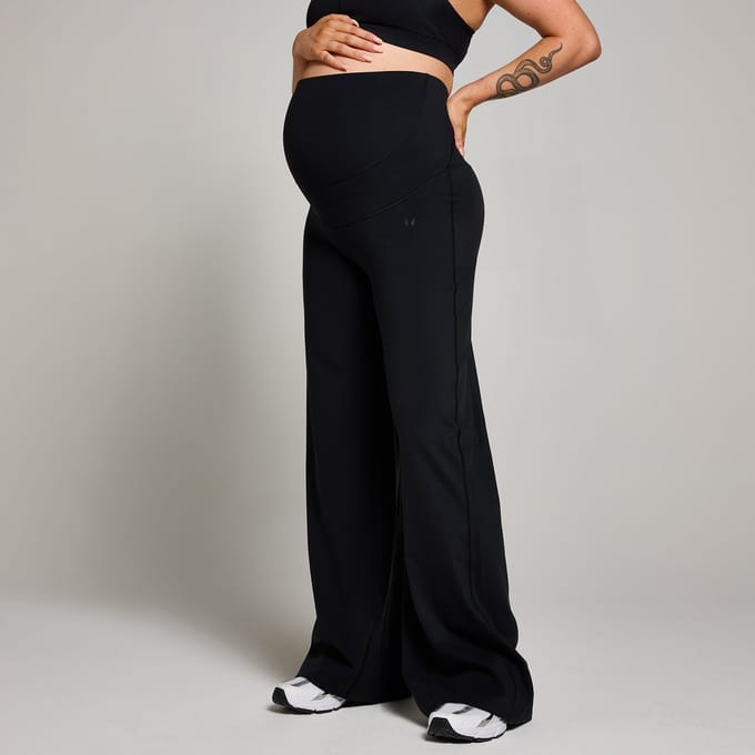 MP Dames Zwangerschaps Wide Leg Legging - Zwart - S