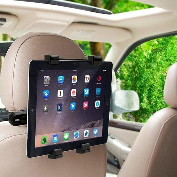 Auto hoofdsteun houder / Super Stevig voor Tablet, iPad, Galaxy TAB, Asus