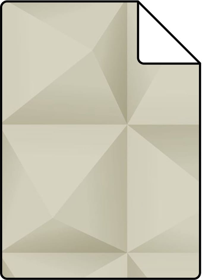 Proefstaal Origin Wallcoverings behang 3D-motief lichtbeige - 26.5 x 21 cm - 347959-S