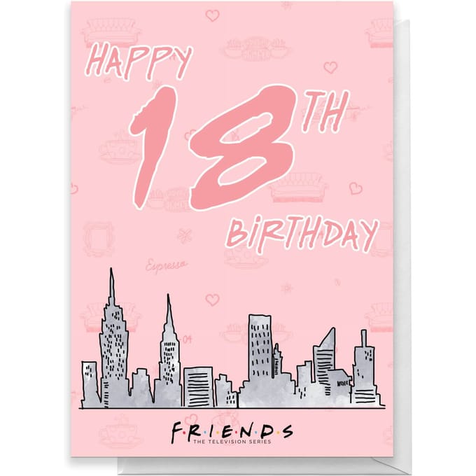 Friends Birthday 18th Greetings Card - Standard Card