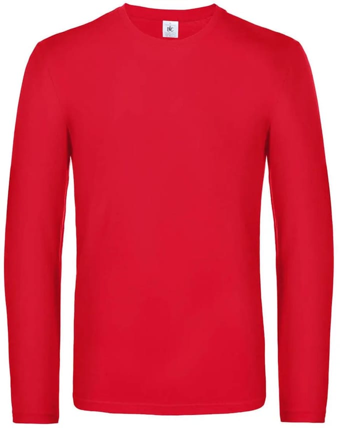 T-shirt met lange mouwen B&C E190