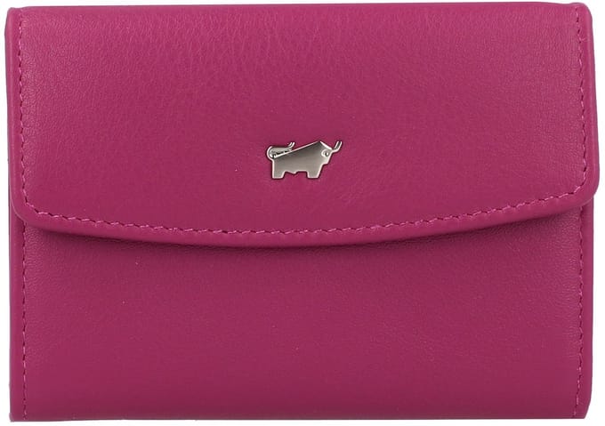 Braun Büffel Joy Portemonnee RFID-bescherming Leer 10.5 cm - Dames - Horizontaal - purple plum