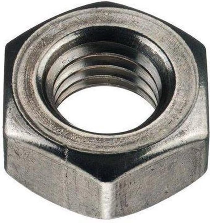(12 STUKS) M8 ZESKANTMOER (RVS-A2) (AISI 304) DIN 934