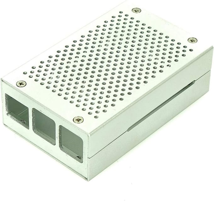Aluminium behuizing voor Raspberry Pi B+ 2 3 3B+ - beschermende kast