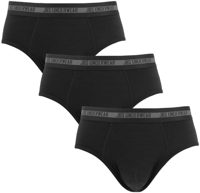 JBS 3P herenslips zwart