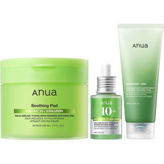 Anua - Azelaic 10 Hyaluron Redness Soothing Pad (EU/UK Packaging) 2026 Version - 90 pads