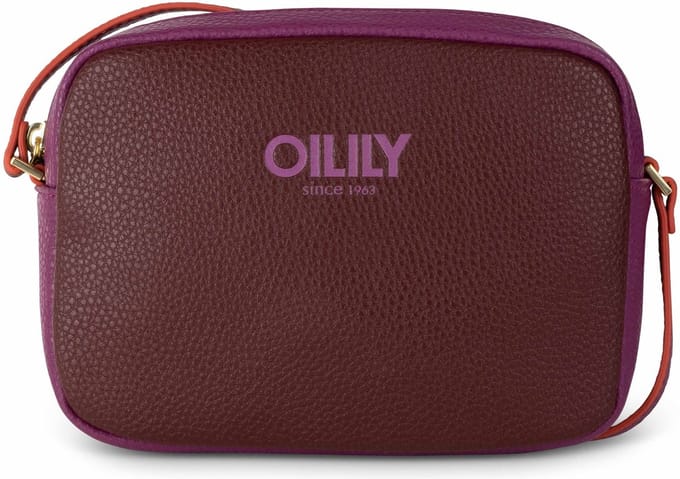 Oilily Xara - Schoudertas - Dames - Ritssluiting - Verstelbare Schouderband - Bruin - One size
