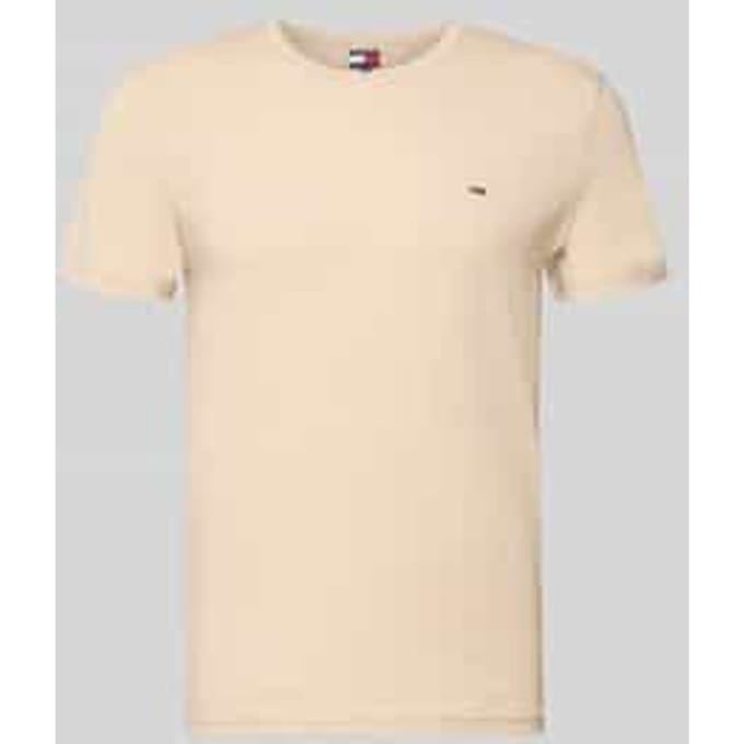 Regular fit T-shirt van katoenmix