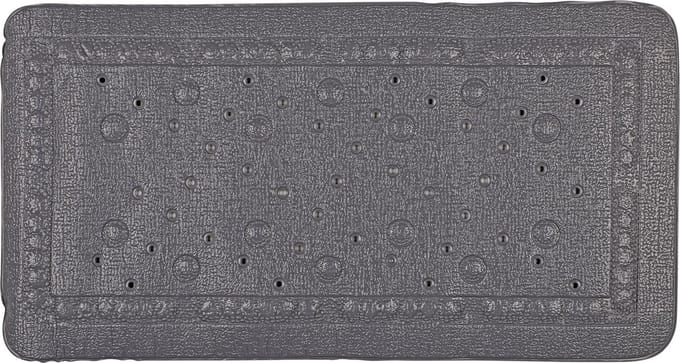 Differnz Tutus Anti-slip inlegmat Bad 68x36cm Antraciet
