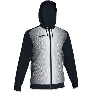 Joma Supernova Jas Met Kap Heren - Zwart / Wit | Maat: L