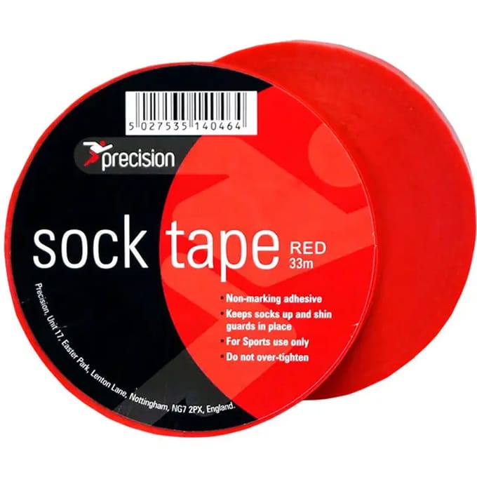 Precision Sokkentape 33 M X 19 Mm Pvc Rood 10 Stuks