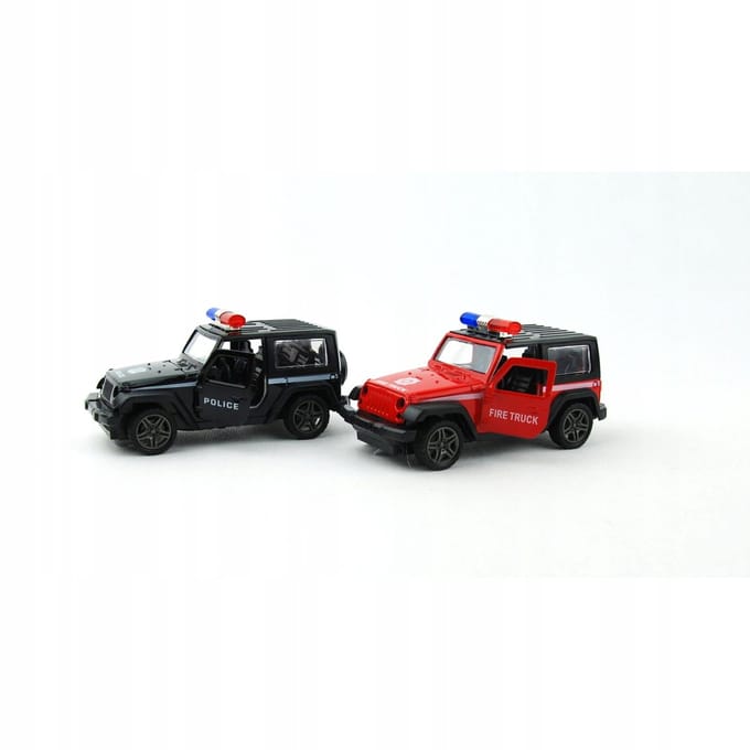 Dromader Jeep Politie met Licht en Geluid - Actie Speelgoed