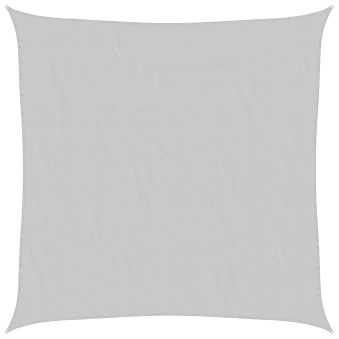 vidaXL - Zonnezeil - 4x4 - m - 100% - polyester - oxford - lichtgrijs