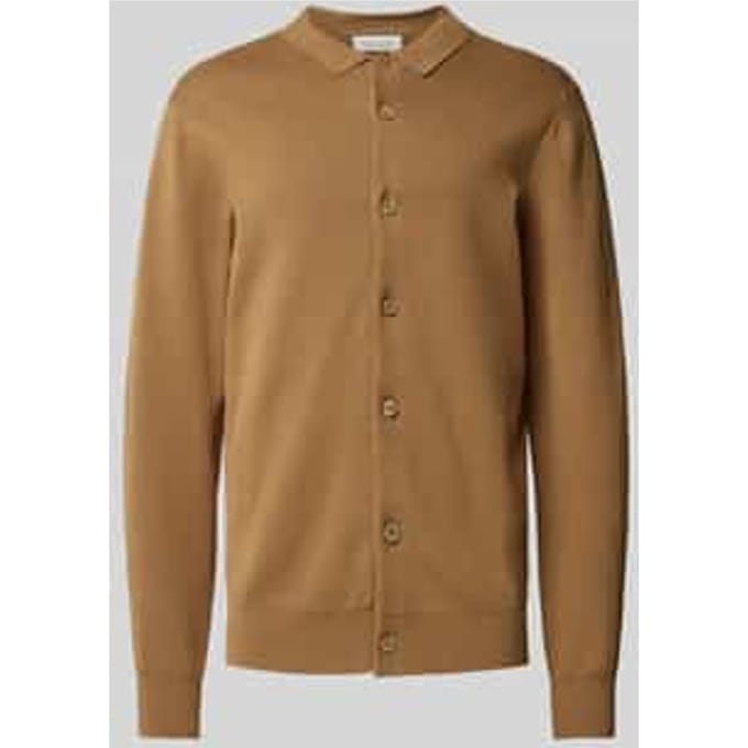 Cardigan met polokraag, model 'WILLY'