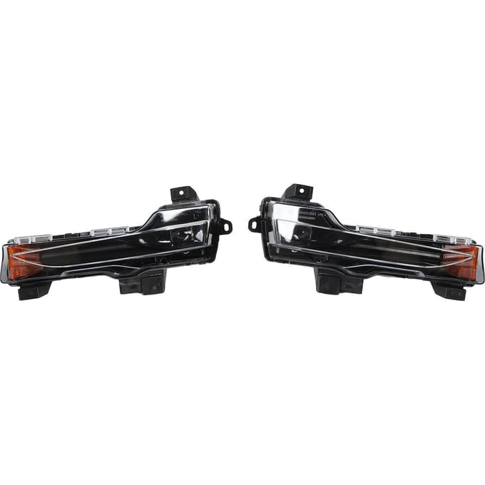 1 Paar Mistlampen 1077391 00 E Links Rechts LED Mistlampen DRL Set Vervanging voor Tesla Model 3 2017‑2023 US Versie black