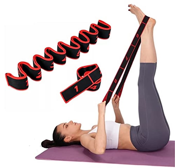 Yoga Stretch Riem voor Flexibiliteit en Ontspanning - Perfect voor Thuis en Yoga Studios