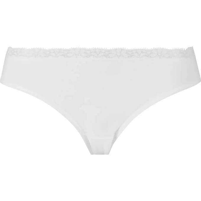 Urban Classics - Basic Cotton Brazilian Lace 5-Pack Slip set - L - Wit