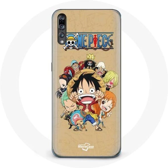 Coque pour Huawei p20 One piece Manga Equipage du Chapeau de Paille