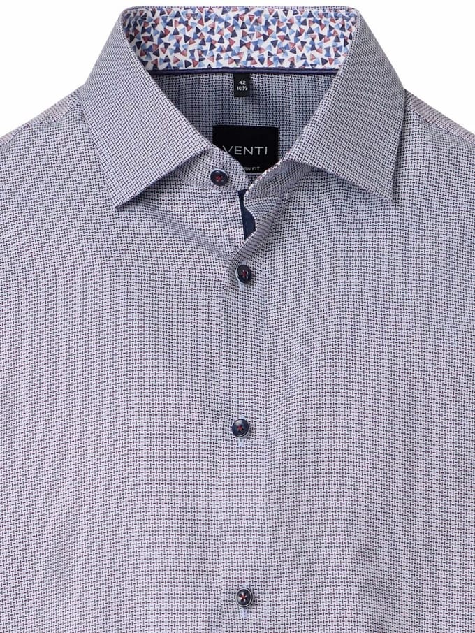 Venti Overhemd Kent Kraag Met Print Modern Fit 154490800-400 - M