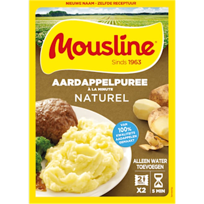 Aardappelpuree á la minute Naturel