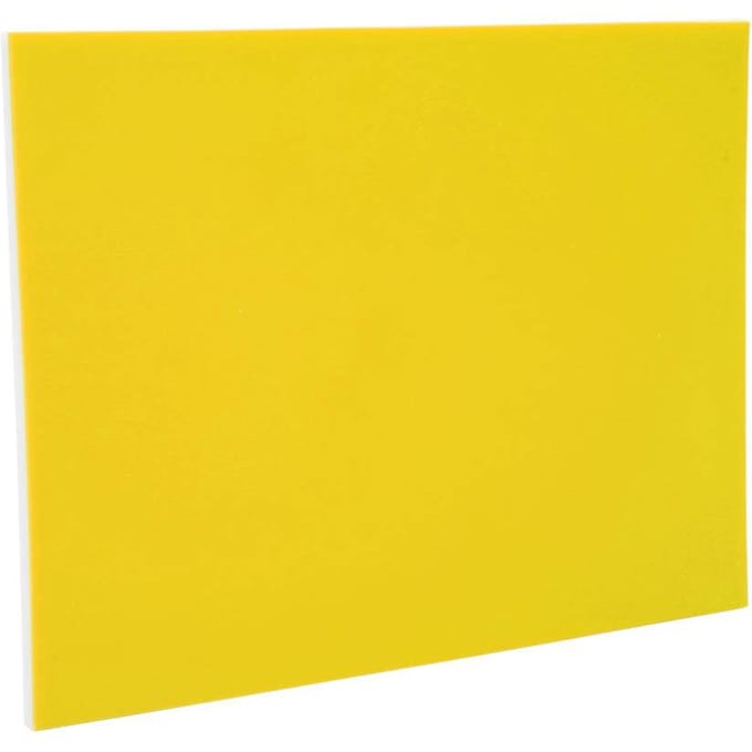 Tampon en gelée caoutchouc double couche bloc de sculpture fin pour tampons faits main DIY Jaune Blanc yellow