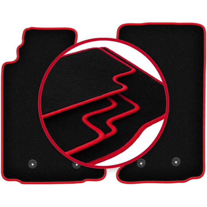 CARLUX-RED automatten voor: Mazda MX-5 III cabriolet (2005-2015)