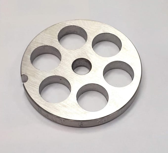 Plaat met Gaten voor Vleesmolen Diameter 16 mm