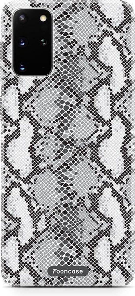 Fooncase Hoesje Geschikt voor Samsung Galaxy S20 Plus - Shockproof Case - Back Cover / Soft Case - Snake it / Slangen print