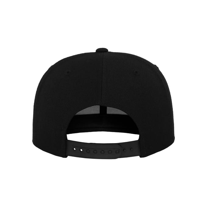 Flexfit Klassieke Snapback-cap voor volwassenen (Zwart)